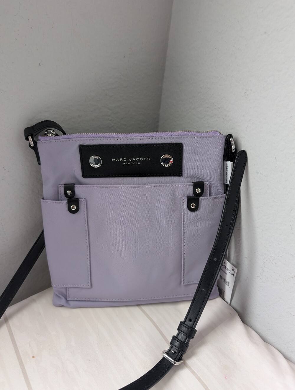 NWT Marc Jacobs Preppy Nylon Swing Pack in Lilac